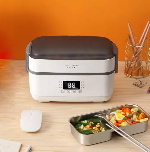 NEW 1.5L Electric Lunch Box Portable Rice Cooker Heating Bento Box Double Layer Liner Food Container Steamer Heat Lunch Box 220V