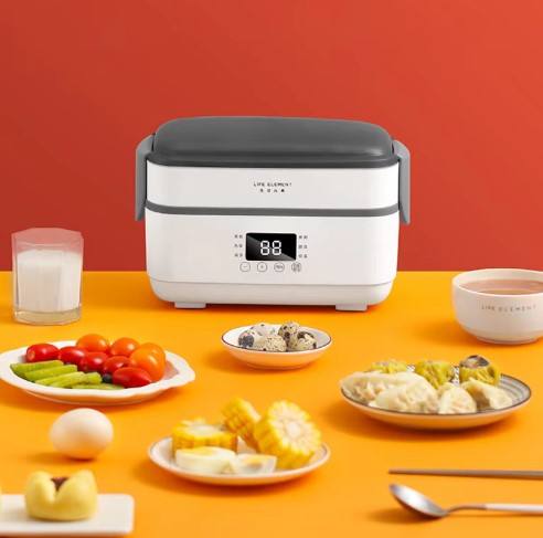 NEW 1.5L Electric Lunch Box Portable Rice Cooker Heating Bento Box Double Layer Liner Food Container Steamer Heat Lunch Box 220V