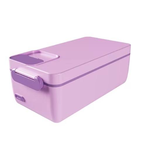 NEW 1L Electric Lunch Box Portable Heated Insulated Lunch Box Stainless Steel Large Capacity Camping