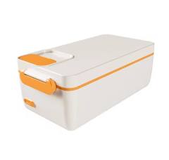 NEW 1L Electric Lunch Box Portable Heated Insulated Lunch Box Stainless Steel Large Capacity Camping