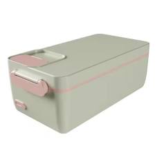 NEW 1L Electric Lunch Box Portable Heated Insulated Lunch Box Stainless Steel Large Capacity Camping