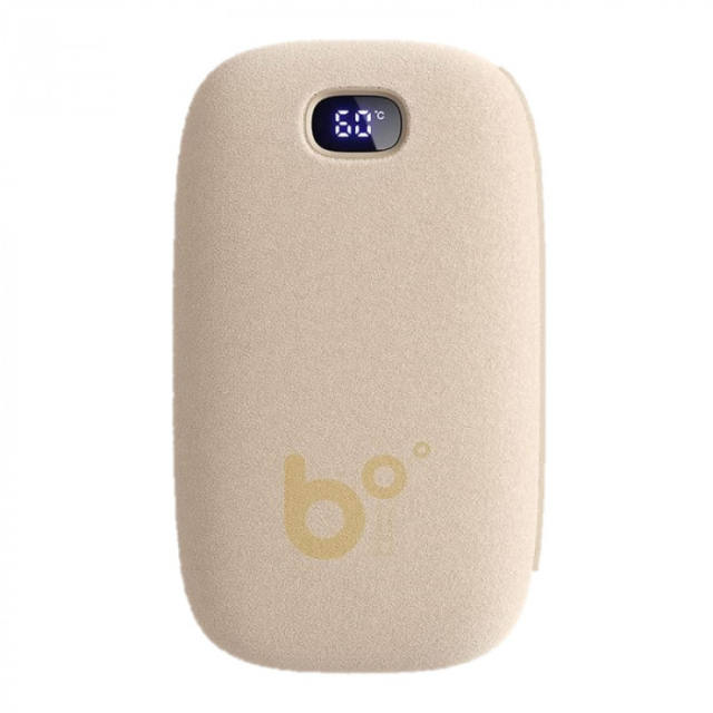JISULIFE NS06 2-in-1 Suede Hand Warmer & Power Bank  9000mAh Pocket-Size USB-C Fast Charging