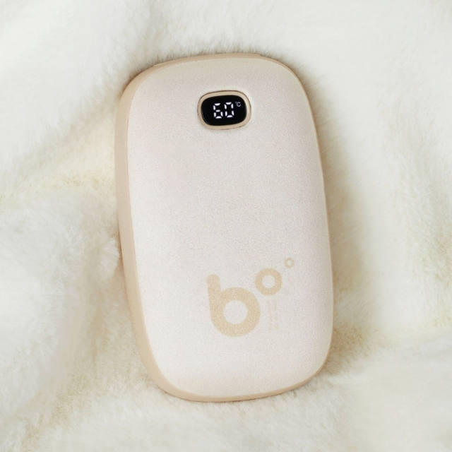 JISULIFE NS06 2-in-1 Suede Hand Warmer & Power Bank  9000mAh Pocket-Size USB-C Fast Charging