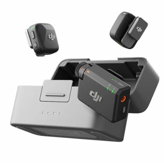 Original NEW DJI MIC mini High-Quality Audio With Stable Transmission Two-Level Active Noise Cancelling 48-Hour Operation w/Case