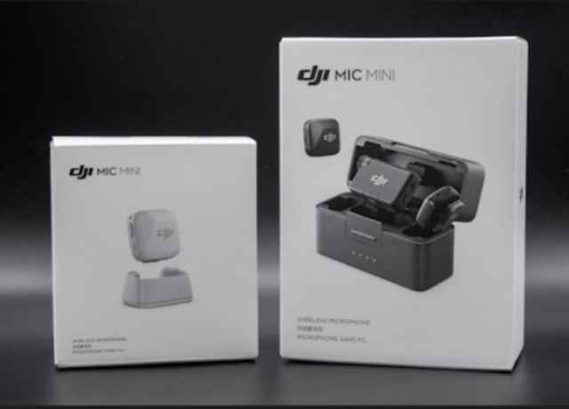 Original NEW DJI MIC mini High-Quality Audio With Stable Transmission Two-Level Active Noise Cancelling 48-Hour Operation w/Case
