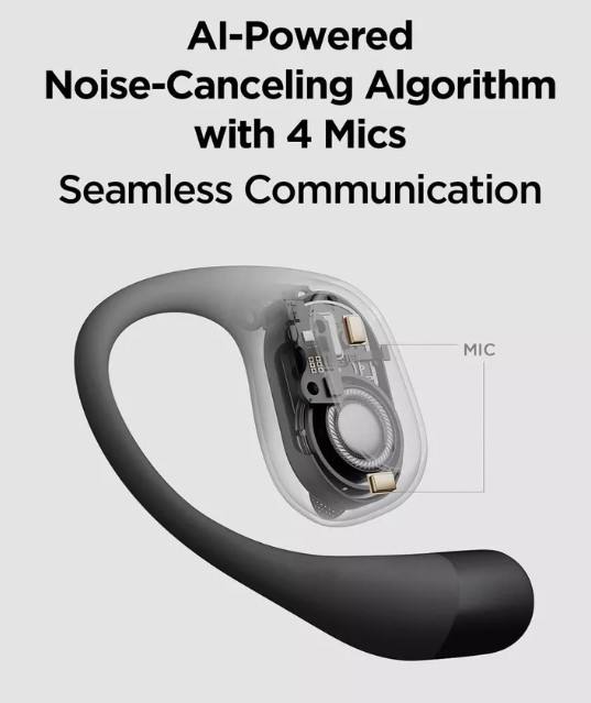 1MORE S31 Bluetooth Earphones With 4Mics Long Endurance Call Noise Reduction Sports Earphone