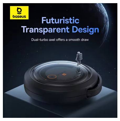 Baseus Retractable 100W 3 in 1 Fast USB Cable for Macbook iPad iPhone 16 15 Samsung