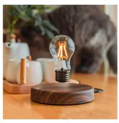 Levitating Moon Magnetic Floating Night Light, 3 Colors Temperature, Creative Table 3D LED Lamp