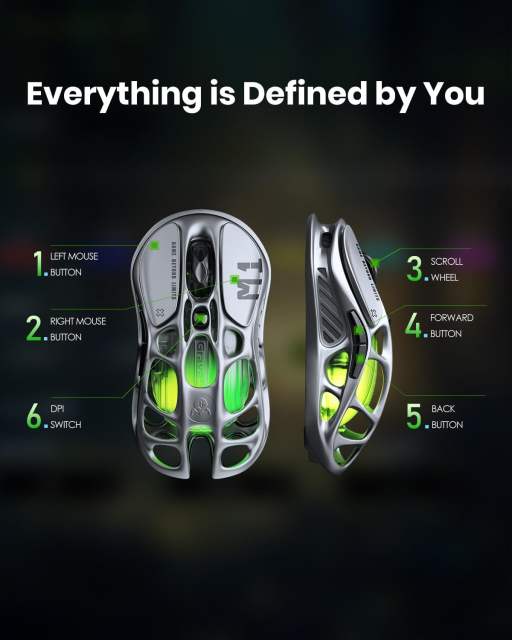 New GravaStar Mercury M1 Pro / M2 Wireless Gaming Mouse