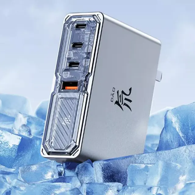 Original Nubia Red Magic 10 Pro+ 140W 4 Port GaN PD3.1 USB-C Wall Charger Cable