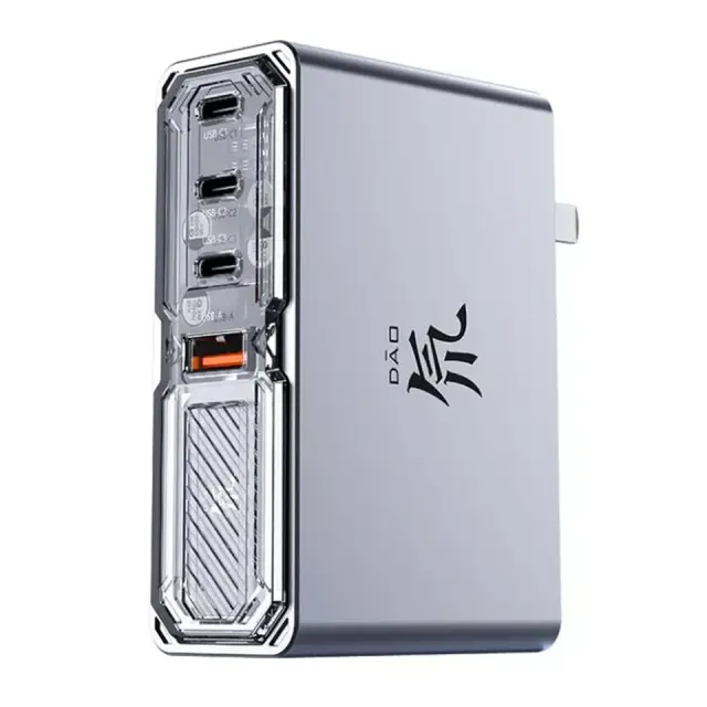 Original Nubia Red Magic 10 Pro+ 140W 4 Port GaN PD3.1 USB-C Wall Charger Cable