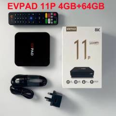 New EVPAD 易播11P 4GB/64GB 安卓12 最新超高清 8K 旗艦智能語音電視盒 TV Box