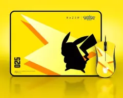 Razer x Pokémon Pikachu DeathAdder Wired Gaming Mouse and Mouse Pad Combo