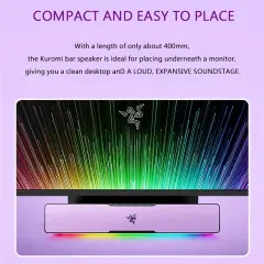New Razer x Kuromi Soundbar BT Wireless RGB Lights