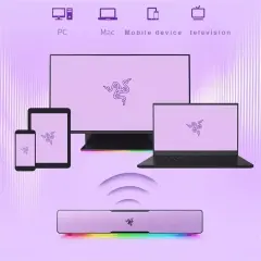 New Razer x Kuromi Soundbar BT Wireless RGB Lights