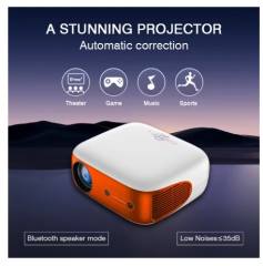 New HY800 PRO Netflix Officially Licensed Android 13 Projector with 1080P 500ANSI Prime Video YouTube WIFi BT5.2 Portable
