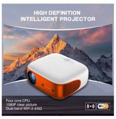 New HY800 PRO Netflix Officially Licensed Android 13 Projector with 1080P 500ANSI Prime Video YouTube WIFi BT5.2 Portable