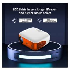 New HY800 PRO Netflix Officially Licensed Android 13 Projector with 1080P 500ANSI Prime Video YouTube WIFi BT5.2 Portable