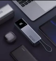 New Xiaomi Power bank 10000mAh 165W Built-in USB-C Cable For Macbook Xiaomi 14 Pro