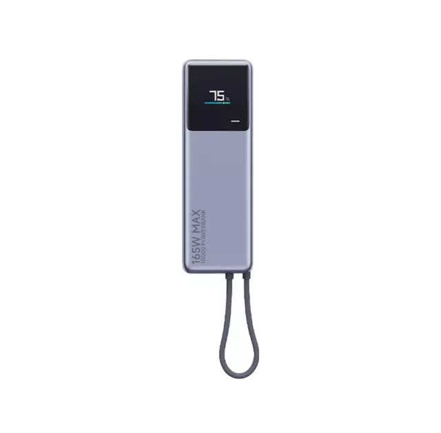 New Xiaomi Power bank 10000mAh 165W Built-in USB-C Cable For Macbook Xiaomi 14 Pro