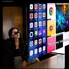New RayNeo Air 3 Air3 Smart AR Glasses 100" 120Hz Pocket TV JoyDock XR Glasses