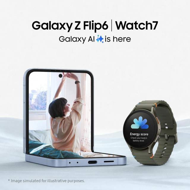 New Samsung Galaxy Watch7 Silver with Galaxy AI 44mm Bluetooth Smart Watch Health Monitoring Fitness Tracker