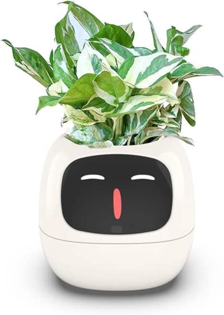 Smart Flowerpots Smart Pet Planter Ai Planter Intelligent Flowerpots Multiple Expressions 7 Smart Sensors and Ai Chips Make Raising Plants