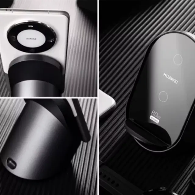 Huawei Pura 70 Pro Ultra 80W Max Qi Wireless Charger +100W Wall Charger Cable