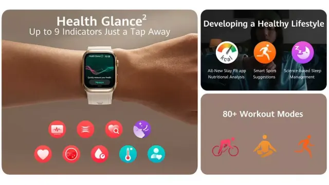 NEW GLOBAL VERSION Huawei Watch D2 Blood Pressure Monitor 48mm AMOLED 1.82" Smartwatch