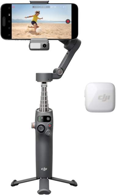 DJI Osmo Mobile 7P + Mic Mini TX (Infinity Black)