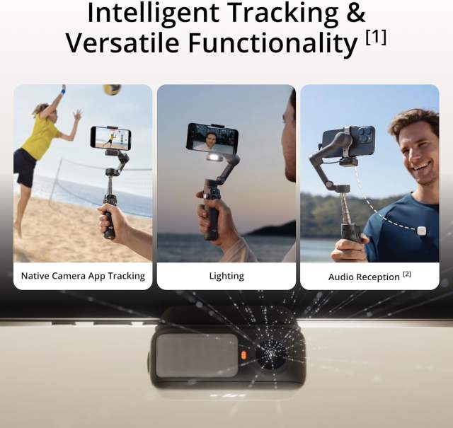 DJI Osmo Mobile 7P + Mic Mini TX (Infinity Black)