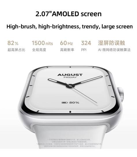 New Xiaomi Redmi Watch 5 Sport 2.07'' Bluetooth eSIM Fitness Monitor 5ATM NFC Smartwatch