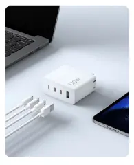 Xiaomi 120W GaN 4 Ports Fast Charging Charger 6A Cable For Mi 1514 13 Ultra Pro