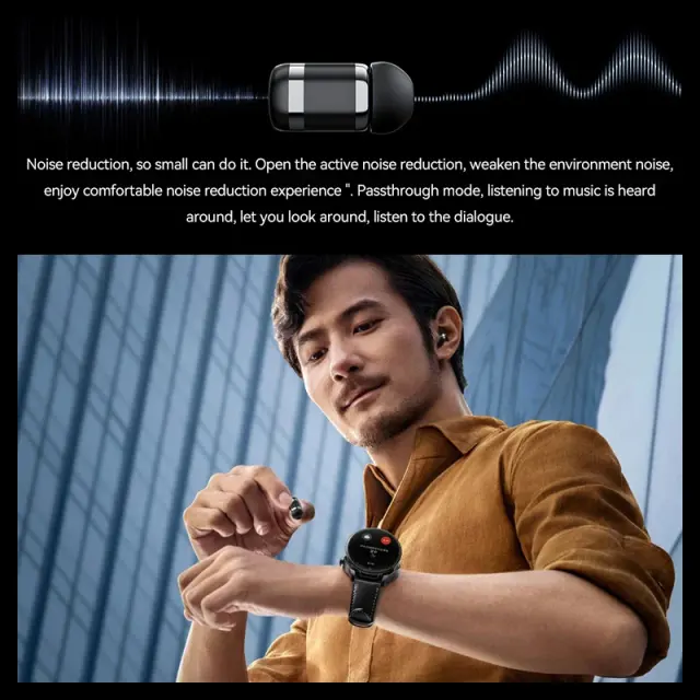 NEW HUAWEI WATCH Buds Earphone SmartWatch 2-in-1 Noise Reduction Call Blood Oxygen Monitoring Bluetooth Sports Bracelet