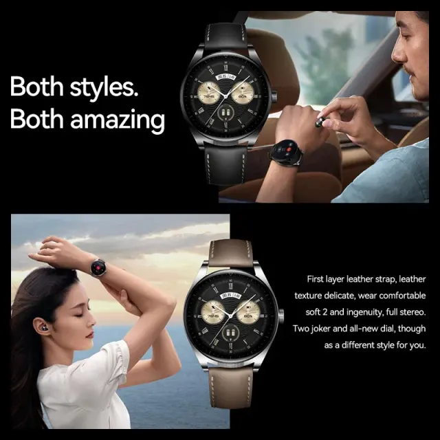 NEW HUAWEI WATCH Buds Earphone SmartWatch 2-in-1 Noise Reduction Call Blood Oxygen Monitoring Bluetooth Sports Bracelet