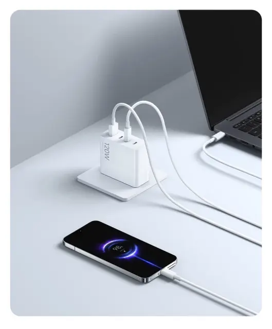 Xiaomi 120W GaN 4 Ports Fast Charging Charger 6A Cable For Mi 1514 13 Ultra Pro