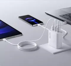 Xiaomi 140W GaN 3 Ports Fast Charging Charger 6A Cable For Mi 14 13 Ultra Pro
