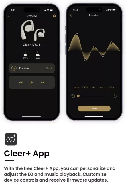 New Cleer ARC II Open-Ear True Wireless Bluetooth Earphones