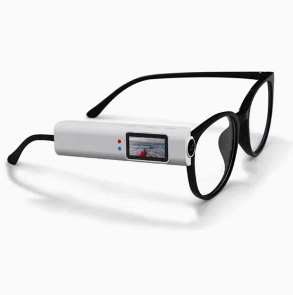 New S110 Fpv Smart Glasses Camera with IPS Display WiFi APP Control and 2.7K Ultra HD Video Recording