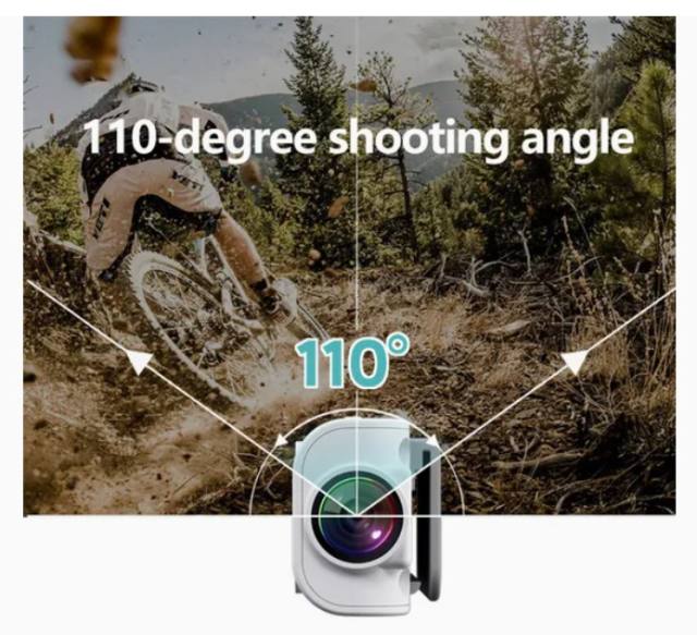 New S110 Fpv Smart Glasses Camera with IPS Display WiFi APP Control and 2.7K Ultra HD Video Recording