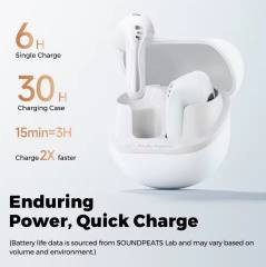 New SoundPEATS Air5 Lite Wireless Earbuds with Hi Res Audio Bluetooth 5.4 Semi in Ear Earphones