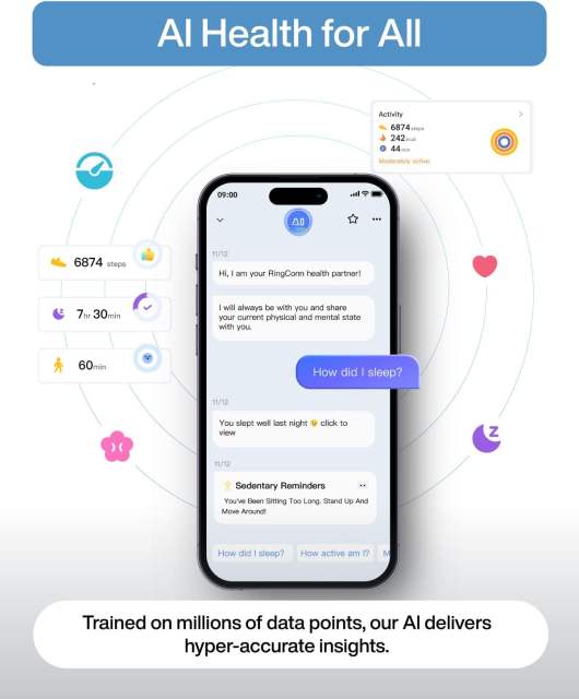 New RingConn Gen  2 Air World’s First Smart Ring