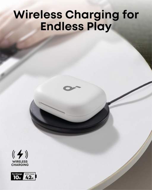 2025 New Soundcore AeroFit 2 by Anker Open-Ear Earphones Adjustable Ear Hooks Snug Fit Rich Bass Hi-Res  42H Playtime Bluetooth 5.4 AI Clear Calls Wireless Charging Translation Earbuds Real Time
