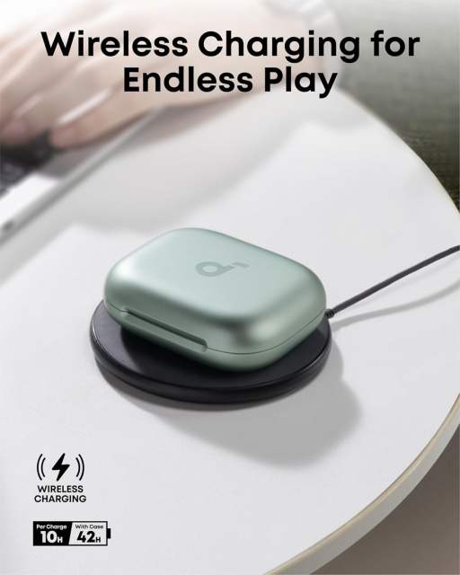 2025 New Soundcore AeroFit 2 by Anker Open-Ear Earphones Adjustable Ear Hooks Snug Fit Rich Bass Hi-Res  42H Playtime Bluetooth 5.4 AI Clear Calls Wireless Charging Translation Earbuds Real Time