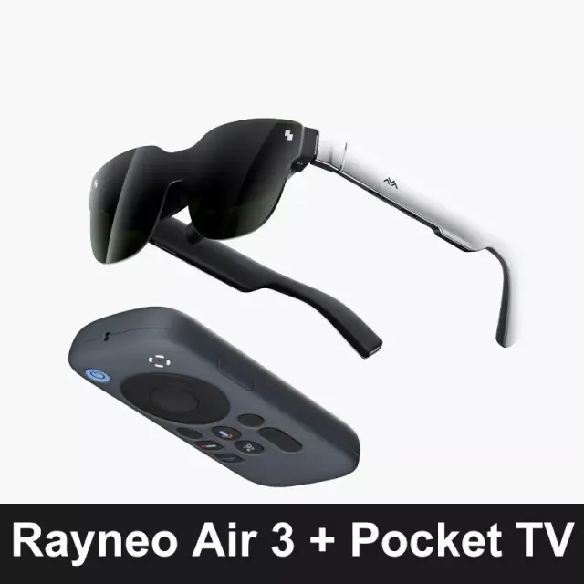 New RayNeo Air 3 Air3 Smart AR Glasses 100" 120Hz Pocket TV JoyDock XR Glasses