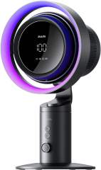 New Jisulife Table Fan Pro3  3-IN-1 Turbo Oscillating Fan with Air Purifier and RGB Light