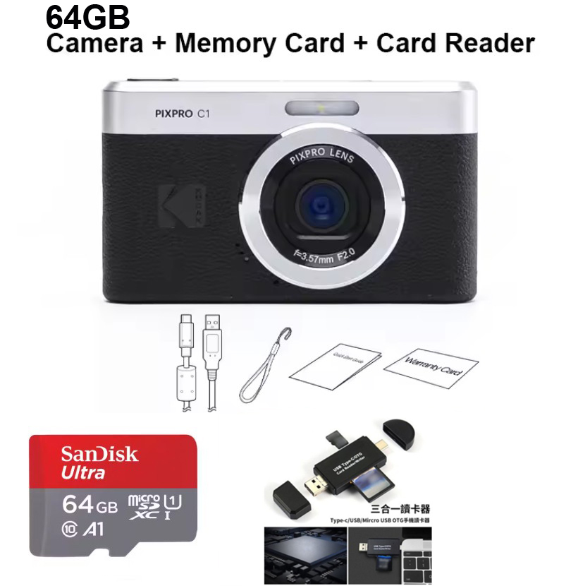 NEW KODAK PIXPRO C1 Digital Camera All-in-one 13MP Sensor