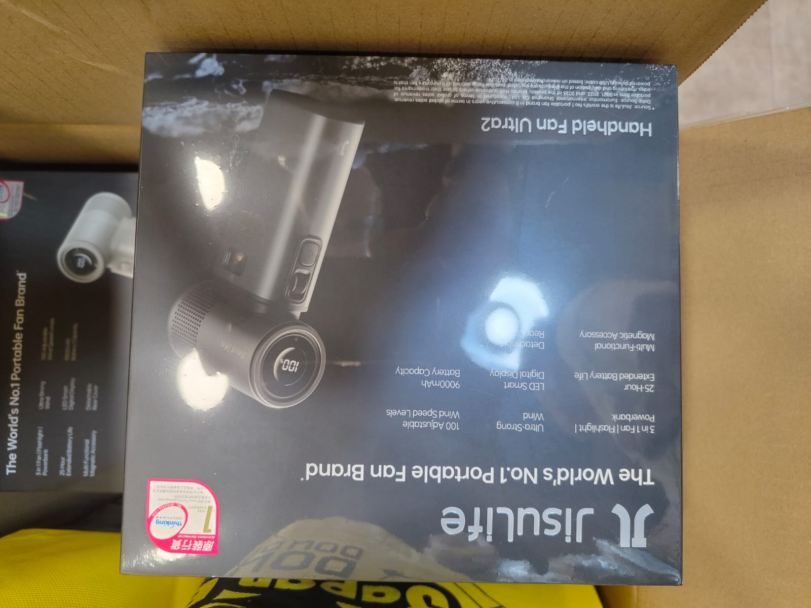 NEW JisuLife Ultra 2 Handheld Fan 100W 9000mAh high-capacity battery