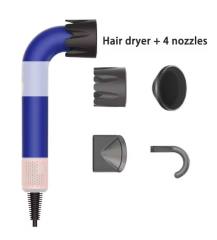 NEW HD18 1400W high-power hair dryer dries hair quickly lightweight body, low noise comes with various types of air nozzles