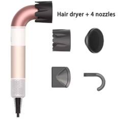 NEW HD18 1400W high-power hair dryer dries hair quickly lightweight body, low noise comes with various types of air nozzles